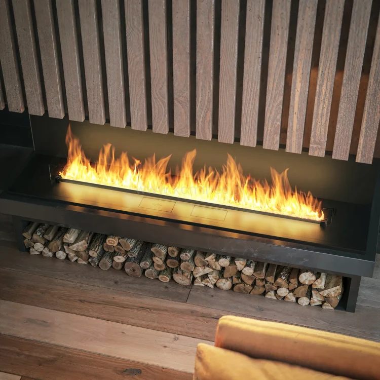 INFIRE ETRONIC C 1800 - trójstronny biokominek automatyczny do zabudowy