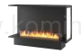 INFIRE ETRONIC L 1200 - biokominek automatyczny do zabudowy narożny lewy z palnikiem 1000