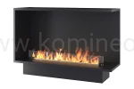 INFIRE ETRONIC R 1200 - biokominek automatyczny do zabudowy narożny prawy z palnikiem 1000