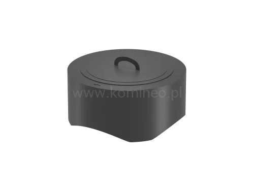 Palenisko ogrodowe z pokrywą INGARDEN BLACK ROUND 700
