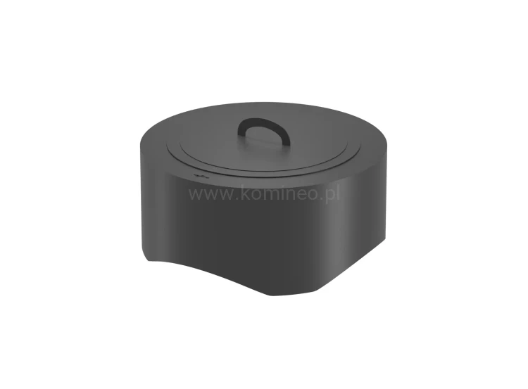 Palenisko ogrodowe z pokrywą INGARDEN BLACK ROUND 700