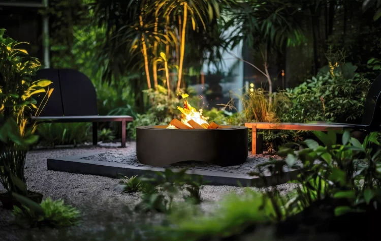 Palenisko ogrodowe INGARDEN BLACK ROUND 1000