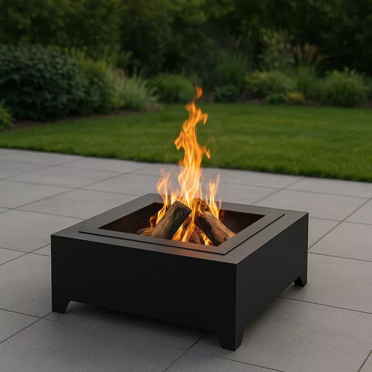 Palenisko ogrodowe INGARDEN BLACK SQUARE 700