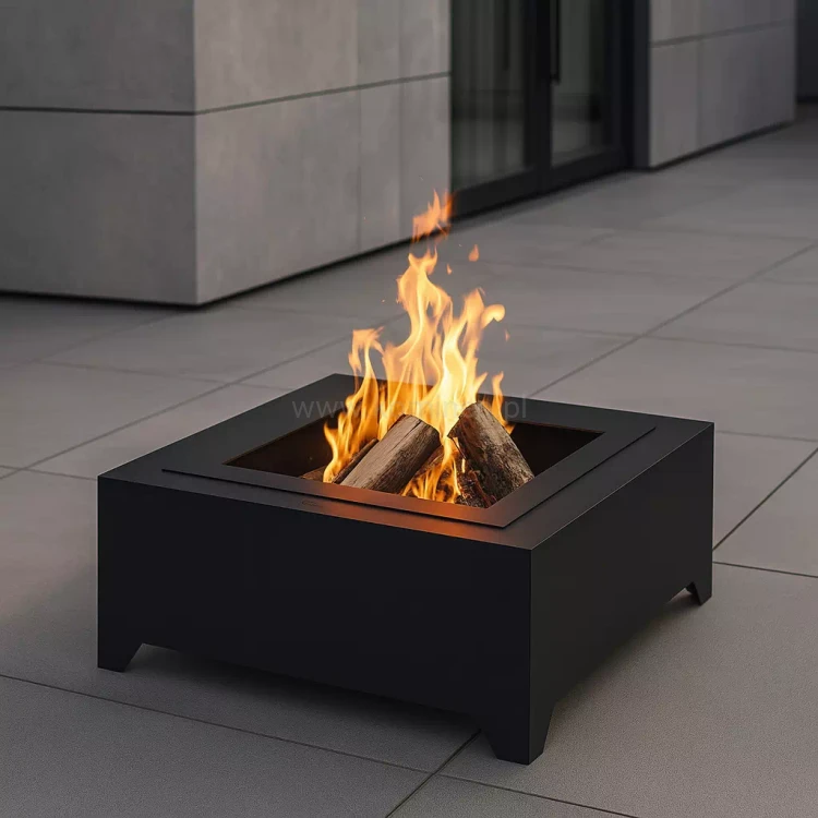 Palenisko ogrodowe INGARDEN BLACK SQUARE 700