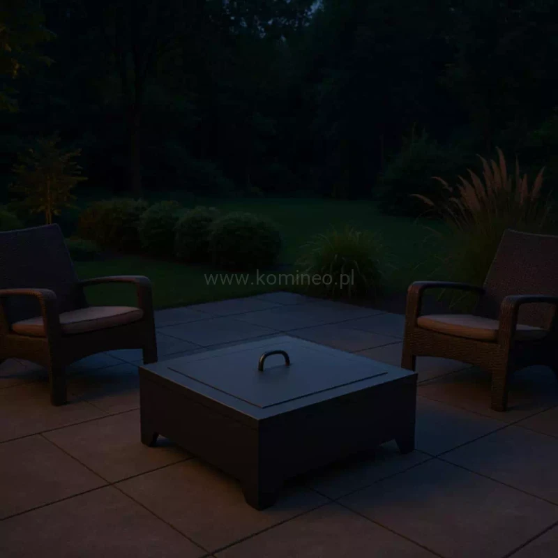 Palenisko ogrodowe INGARDEN BLACK SQUARE 700