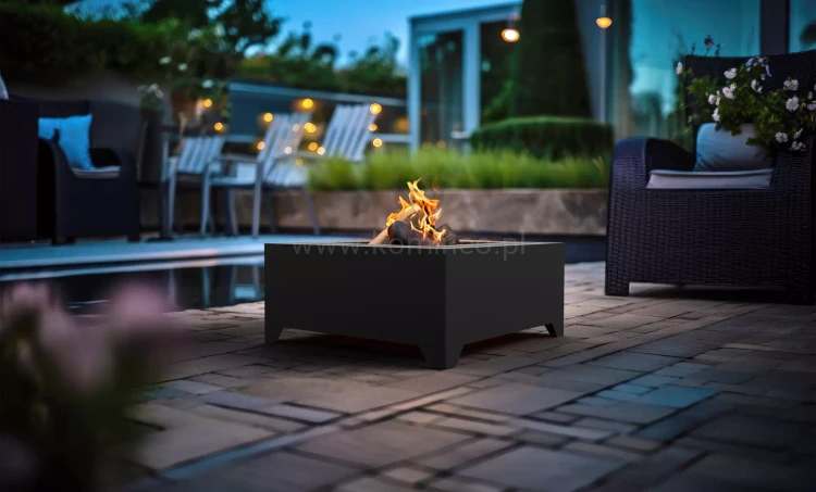 Palenisko ogrodowe INGARDEN BLACK SQUARE 700