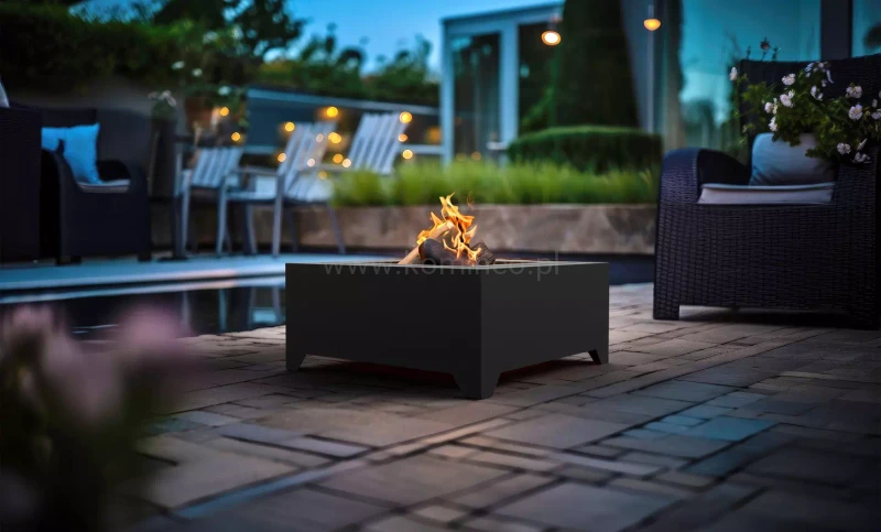 Palenisko ogrodowe INGARDEN BLACK SQUARE 700