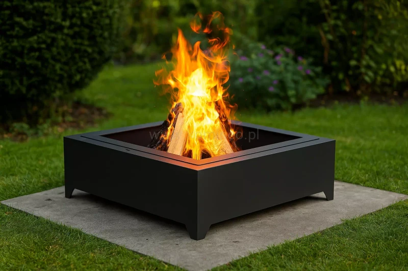 Palenisko ogrodowe INGARDEN BLACK SQUARE 1000