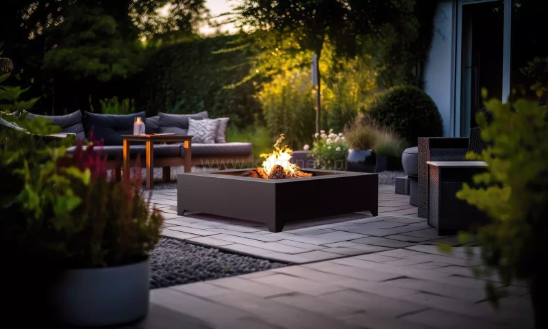 Palenisko ogrodowe INGARDEN BLACK SQUARE 1000