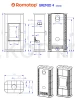 Schemat pieca kominkowego kaflowego ROMOTOP GREMIO 4