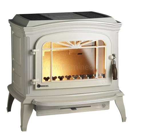 INVICTA BRADFORD 9173-46 emalia kremowa Piec kominkowy żeliwny