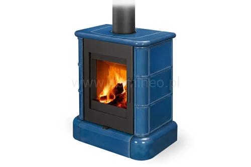 ROMOTOP SIENA N 01 niebieski piec kominkowy kaflowy