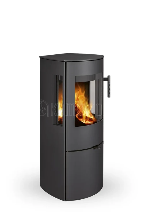 Piec kominkowy trzyszybowy ROMOTOP PARLA 3S metal