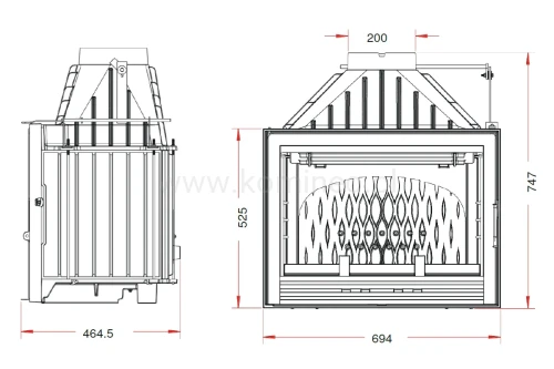 Schemat wkładu INVICTA COMPACT 9274-85-DP
