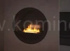INFIRE INCYRCLE INSIDE SLIM LINE CZARNY Biokominek okrągły do zabudowy we wnęce