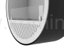 INFIRE INCYRCLE WALL SLIM LINE CZARNO-BIAŁY Biokominek okrągły do zawieszenia