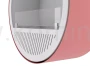INFIRE INCYRCLE WALL SLIM LINE RÓŻOWO-BIAŁY Biokominek okrągły do zawieszenia na ścianie