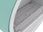 INFIRE INCYRCLE WALL SLIM LINE ZIELONO-BIAŁY Biokominek okrągły do zawieszenia na ścianie