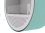 INFIRE INCYRCLE WALL SLIM LINE ZIELONO-BIAŁY Biokominek okrągły do zawieszenia na ścianie
