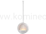INFIRE INCYRCLE SLIM LINE BIAŁY Biokominek okrągły mocowany do sufitu, z rurą