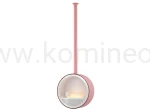INFIRE INCYRCLE SLIM LINE RÓŻOWO-BIAŁY Biokominek okrągły mocowany do sufitu