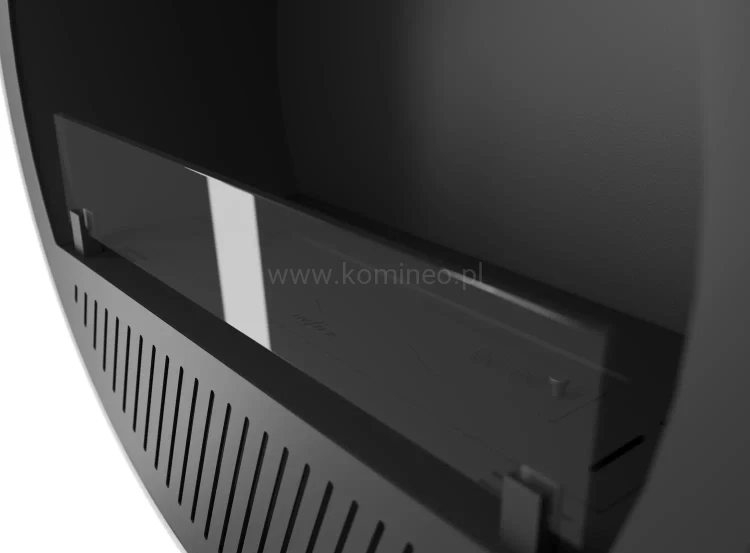 INFIRE INCYRCLE STAND SLIM LINE BIAŁO-CZARNY Biokominek okrągły wolnostojący