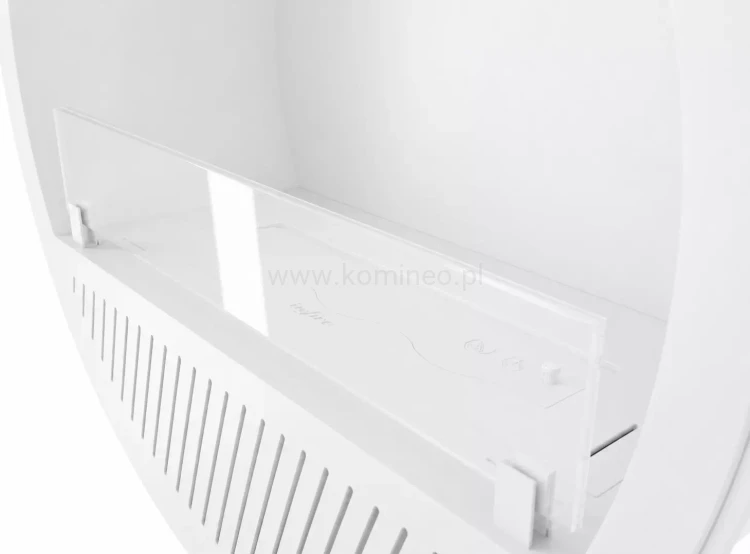 INFIRE INCYRCLE STAND SLIM LINE BIAŁY Biokominek okrągły wolnostojący