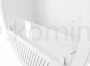 INFIRE INCYRCLE STAND SLIM LINE BIAŁY Biokominek okrągły wolnostojący