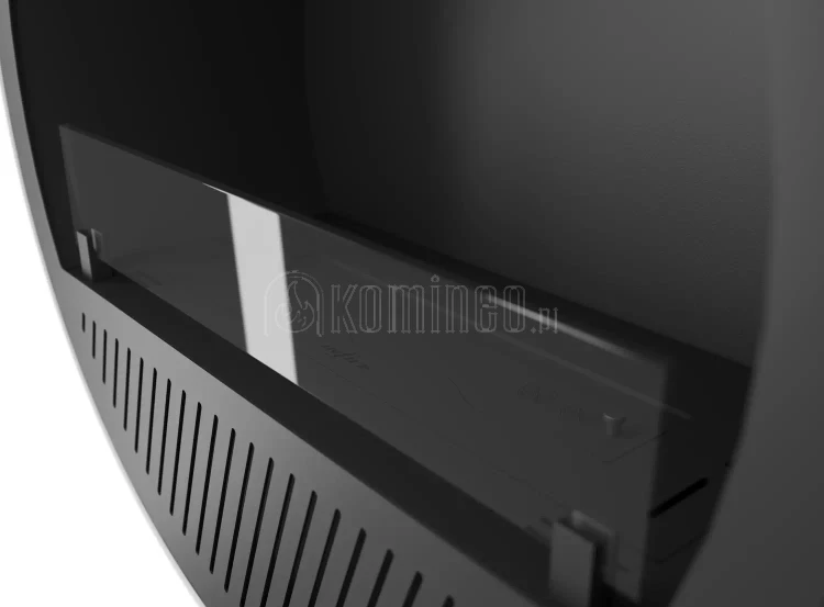 INFIRE INCYRCLE STAND SLIM LINE BIAŁO-CZARNY Biokominek okrągły wolnostojący