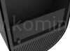 INFIRE INCYRCLE VERT SLIM LINE CZARNY Biokominek do zawieszenia, o wyjątkowej, pionowej formie inspirowanej kształtem elipsy