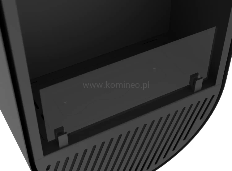 INFIRE INCYRCLE VERT SLIM LINE CZARNY Biokominek do zawieszenia, o wyjątkowej, pionowej formie inspirowanej kształtem elipsy