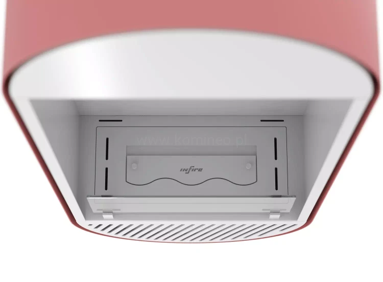 INFIRE INCYRCLE VERT SLIM LINE RÓŻOWO-BIAŁY Biokominek do zawieszenia