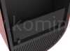 INFIRE INCYRCLE VERT SLIM LINE RÓŻOWO-CZARNY Biokominek do zawieszenia, pionowy w kształcie elipsy, nowoczesny