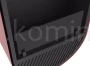 INFIRE INCYRCLE VERT SLIM LINE RÓŻOWO-CZARNY Biokominek do zawieszenia, pionowy w kształcie elipsy, nowoczesny
