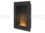 Biokominek do zabudowy lub powieszenia na ścianie SIMPLE fire FRAME 550 CZARNY MAT