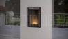 Biokominek SIMPLE fire FRAME 550 CZARNY POŁYSK, do zabudowy lub powieszenia na ścianie, biokominek pionowy