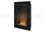 Biokominek SIMPLE fire FRAME 550 CZARNY POŁYSK, do zabudowy lub powieszenia na ścianie, biokominek pionowy