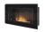 Biokominek SIMPLE fire FRAME 900 CZARNY POŁYSK - biokominek do zabudowy lub powieszenia na ścianie, szerokość 90 cm, z szybą
