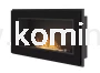 Biokominek SIMPLE fire FRAME 900 CZARNY POŁYSK - biokominek do zabudowy lub powieszenia na ścianie, szerokość 90 cm, z szybą