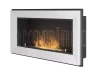 Biokominek SIMPLE fire FRAME 900 BIAŁY POŁYSK, do zabudowy lub powieszenia na ścianie