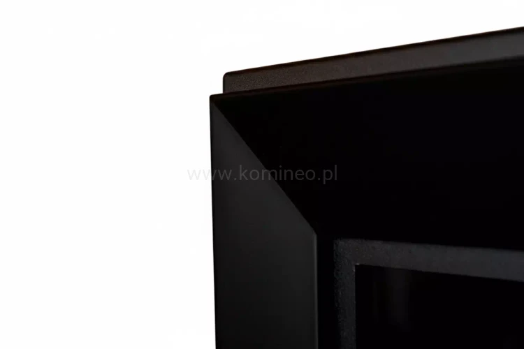 SIMPLE fire FRAME 900 CZARNY MAT - Biokominek ścienny i do zabudowy, z ramką ozdobną