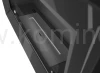 SIMPLE fire FRAME 900 CZARNY MAT - Biokominek ścienny i do zabudowy, z ramką ozdobną