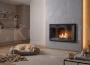 SIMPLE fire FRAME 900 CZARNY MAT - Biokominek ścienny i do zabudowy, z ramką ozdobną