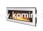 Biokominek SIMPLE fire FRAME 1200 BIAŁY POŁYSK do zabudowy lub zawieszenia na ścianie