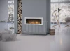 Biokominek SIMPLE fire FRAME 1200 BIAŁY POŁYSK do zabudowy lub zawieszenia na ścianie