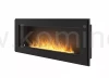 Biokominek ścienny lub do zabudowy SIMPLE fire FRAME 1200 CZARNY POŁYSK MAT