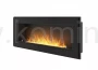 Biokominek ścienny lub do zabudowy SIMPLE fire FRAME 1200 CZARNY POŁYSK MAT