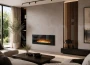 Biokominek ścienny lub do zabudowy SIMPLE fire FRAME 1200 CZARNY POŁYSK MAT