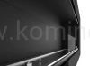 Biokominek ścienny lub do zabudowy SIMPLE fire FRAME 1200 CZARNY POŁYSK MAT