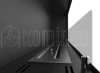SIMPLE fire FRAME 1500 CZARNY POŁYSK, biokominek ścienny z możliwością zabudowy we wnęce